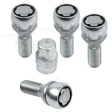 Poistné skrutky Sicubloc M12x1,5x28 mm kužeľ, na kľúč 17 Poistné skrutky Sicubloc M12x1,5x28 mm kužeľ, na kľúč 17