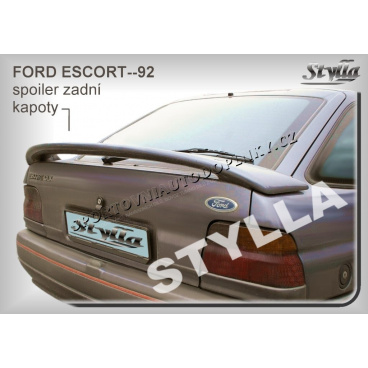 Ford Escort HTB (90-92) spoiler zadnej kapoty (EÚ homologácia)