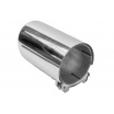 Koncovka tlmiča 114mm vstup 76mm Leštená