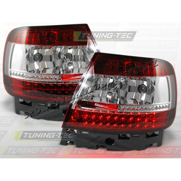 AUDI A4 (B5) 1994-00 zadné LED lampy RED WHITE (LDAU25)