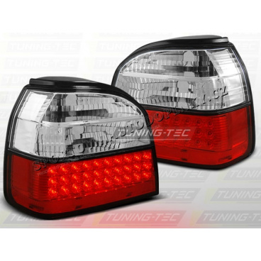 VW Golf III 1991-97 zadné LED lampy red white (LDVW35)