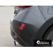 Dekor samolepící GECKO červený