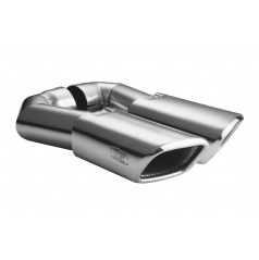 VW Touareg 2002-19 nerez set koncovek 105x80 mm (ovál)