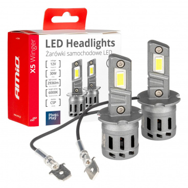 Automobilové LED žiarovky série X5 Winger H3 6000K Canbus AMIO-03944 Automobilové LED žiarovky série X5 Winger H3 6000K Canbus AMIO-03944