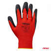 Ochranné polyesterové rukavice potiahnuté latexom veľkosť 10 2121X 4ks. AMIO-04637