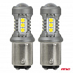 LED žiarovky STANDARD BAY15D P21/5W 3030 15SMD biele 12V 24V AMIO-05003