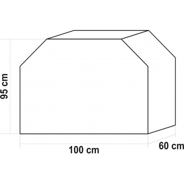 Kryt grilu 100 x 95 x 60 cm (BARREL) Kryt grilu 100 x 95 x 60 cm (BARREL)