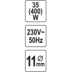 Pištoľ tavná Yato 35/400W