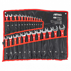 Sada očkových kľúčov CRV 6-32mm 25 ks. AMIO-04977
