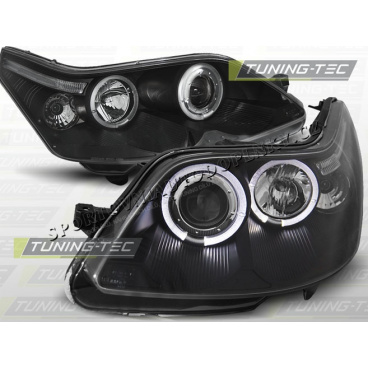 Citroen C4 2004-10 Predné číre svetlá Angel Eyes black (LPCI10)