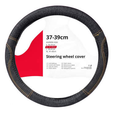 Poťah volantu rifľový 37-39 cm