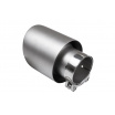 Koncovka tlmiča 114mm vstup 70mm Kartáčovaná