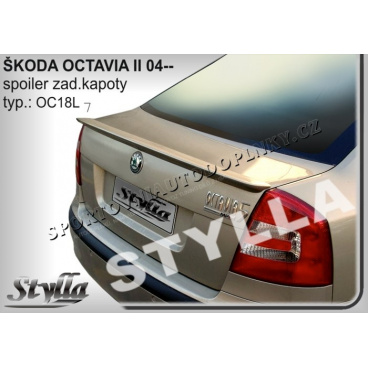 Škoda Octavia II htb 04+ spoiler zadnej kapoty (EÚ homologácia)