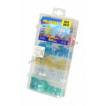 Poistky nožové 120ks 7,5 / 10/ 15/ 20/ 25 / 30Amp