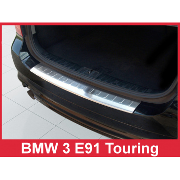 Nerez kryt- ochrana prahu zadného nárazníka BMW 3 E91