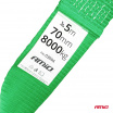 Ťažné lano pásové 8000 kg 70 mm 5 m hák + oko AMIO-03994