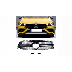 Gril Mercedes-Benz CLA C118 X118 Čierny A-Typ PDC Gril Mercedes-Benz CLA C118 X118 Čierny A-Typ PDC