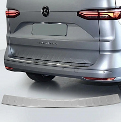 Nerez leštený kryt hornej hrany zadného nárazníka VW T7 Multivan 2021+