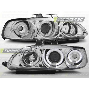 Honda Civic 1991-95 2D / 3D Predné číre svetlá Angel Eyes Chrome (LPHO01) Honda Civic 1991-95 2D / 3D Predné číre svetlá Angel Eyes Chrome (LPHO01)