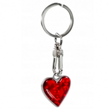 Kľúčenka Červené srdce