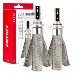 Automobilové LED žiarovky série FLEX+ HB3 9005/HIR1 9011/H10 12V 24V 6000K Canbus AMIO-03664