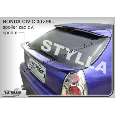 Honda Civic 3D (95-00) spoiler zadných dverí spodný Honda Civic 3D (95-00) spoiler zadných dverí spodný