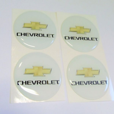 Znak Chevrolet priemer 55 mm 4ks Znak Chevrolet priemer 55 mm 4ks