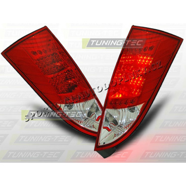 Ford Focus MK1 1998-04 zadné LED lampy red white (LDFO04)