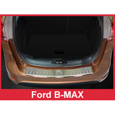 Nerez kryt- ochrana prahu zadného nárazníka Ford B-MAX 2012-16