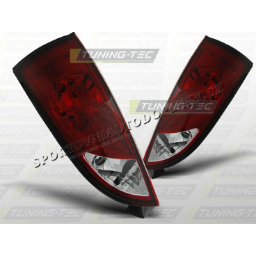 Ford Focus MK1 1998-04 zadné lampy red white (LTFO12)