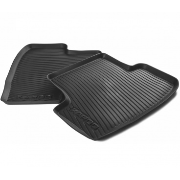 Originálne gumové koberce zadné Škoda Karoq