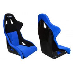 Fotel Sportowy Bimarco Cobra PRO Welur Blue-Black FIA