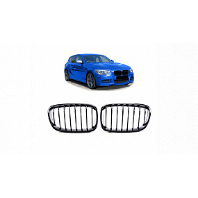 Gril BMW 1 F20 F21 jednotlivé rebrá Gloss Black