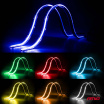 Pásky LED COB do auta viacfarebné multi color RGB s diaľkovým ovládaním 2x30cm 12V AMIO-04579
