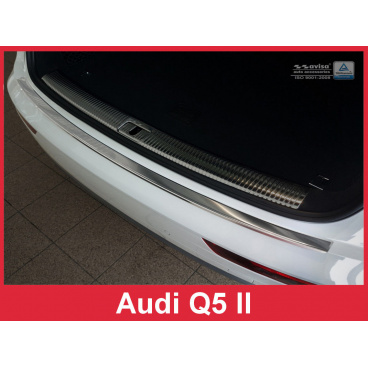 Nerez kryt- ochrana prahu zadného nárazníka Audi Q5 II 2016+