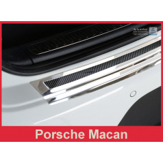 Carbon kryt- ochrana prahu zadného nárazníka Porsche Macan 2014+