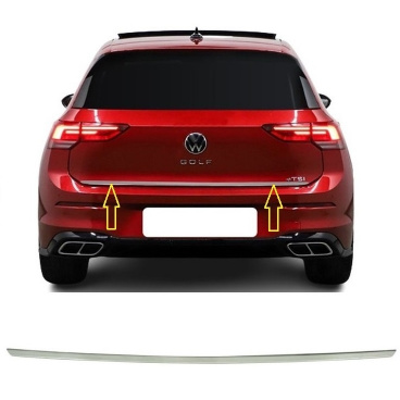 Nerez lišta spodnej hrany kufra VW Gollf VIII HTB 5D 2020+ (MK8)