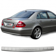 Nerez kryt hornej hrany zadného nárazníka Mercedes E-Klasse W211 sedan 2003-2009
