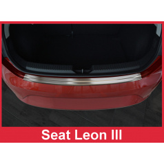 Nerez kryt- ochrana prahu zadného nárazníka Seat Leon III 5F 2013-16