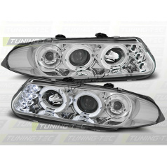 ROVER 200 PŘEDNÍ ČÍRÁ SVĚTLA ANGEL EYES CHROME