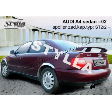AUDI A4 sedan -02 spoiler zadnej kapoty (EÚ homologácia)