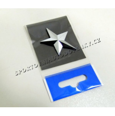 Chróm samolepiace 3D logo hviezda